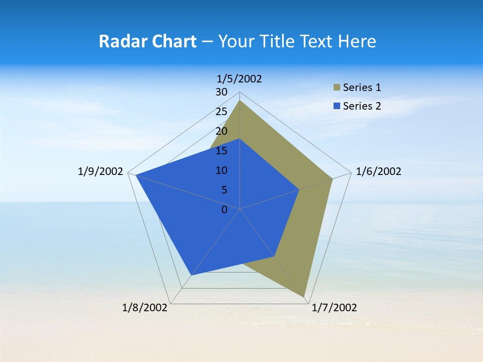 Sunshine Island Landscape PowerPoint Template