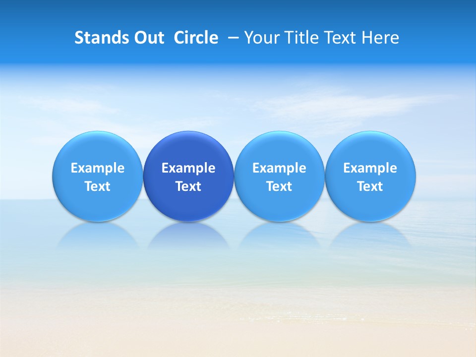 Sunshine Island Landscape PowerPoint Template