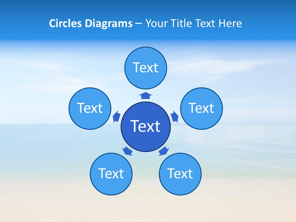 Sunshine Island Landscape PowerPoint Template