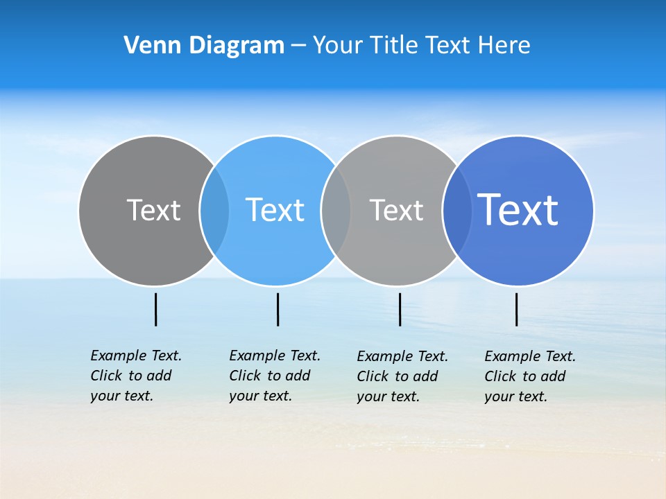 Sunshine Island Landscape PowerPoint Template