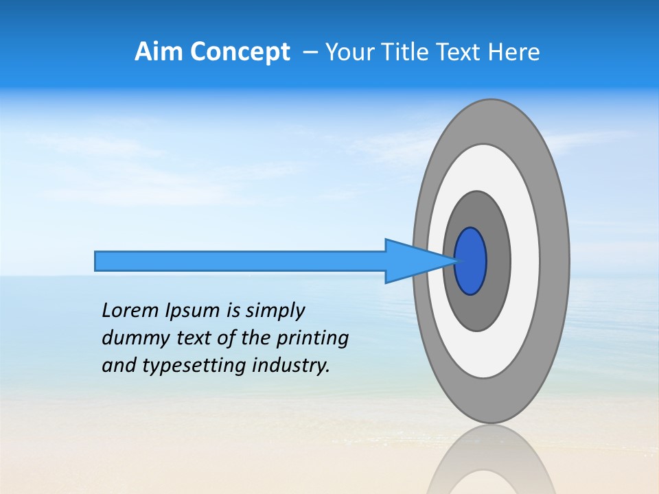 Sunshine Island Landscape PowerPoint Template