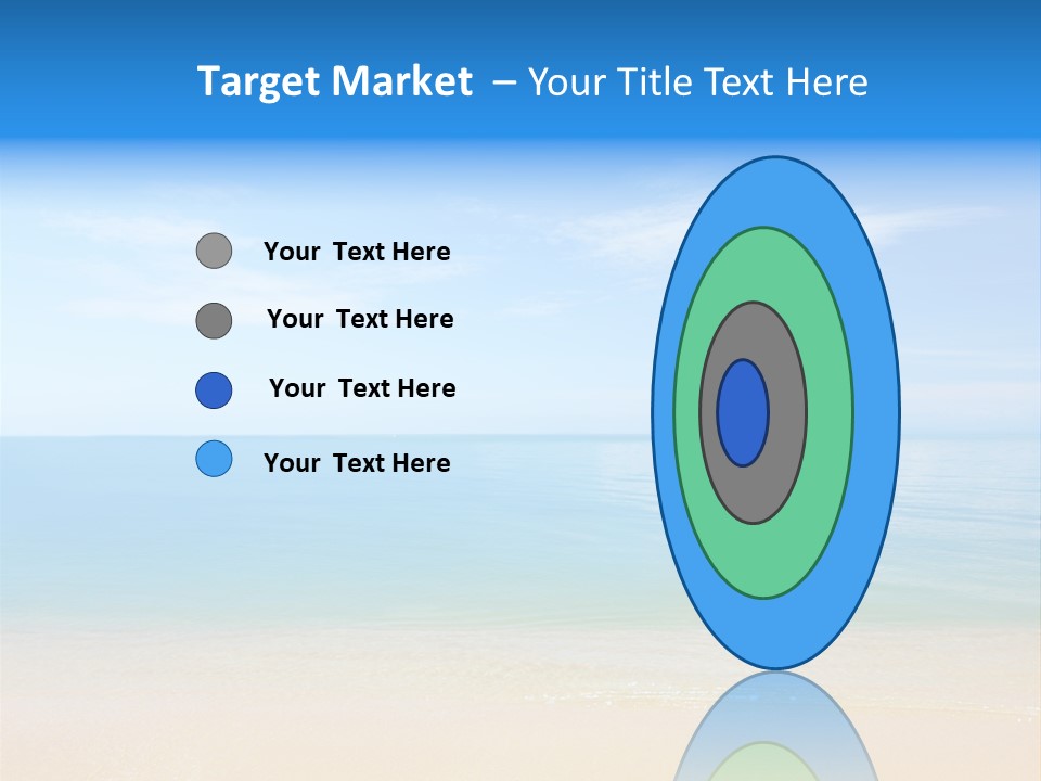 Sunshine Island Landscape PowerPoint Template