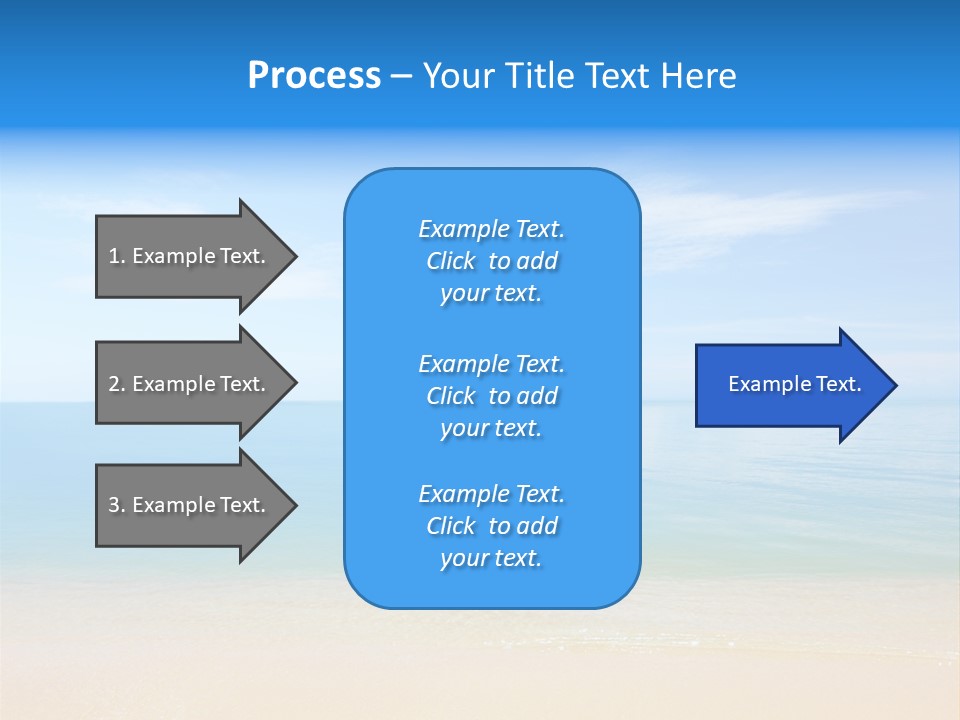 Sunshine Island Landscape PowerPoint Template