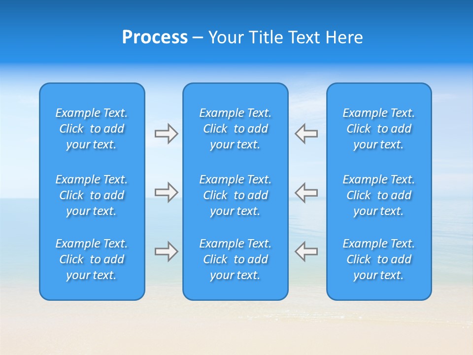 Sunshine Island Landscape PowerPoint Template