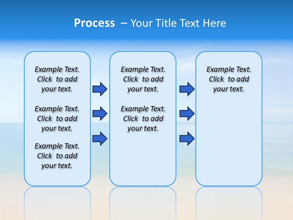 Sunshine Island Landscape PowerPoint Template