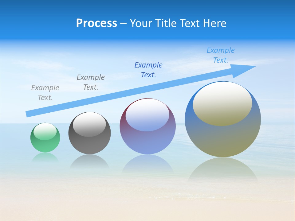 Sunshine Island Landscape PowerPoint Template