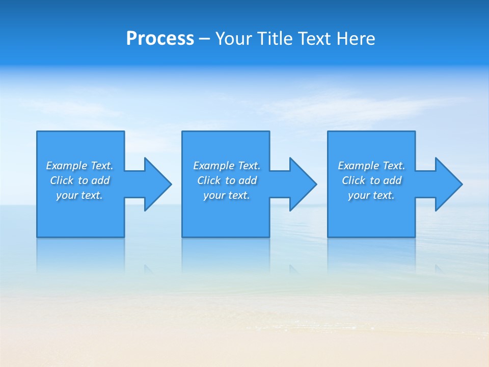 Sunshine Island Landscape PowerPoint Template