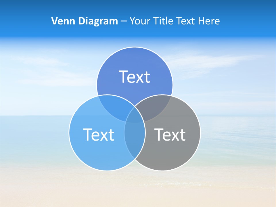 Sunshine Island Landscape PowerPoint Template