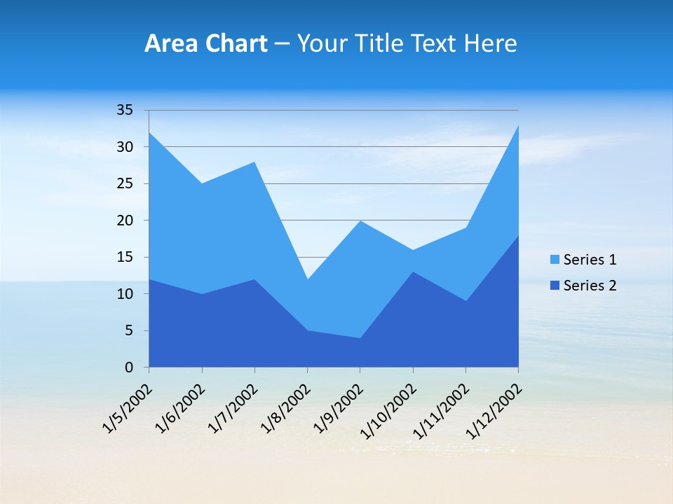 Sunshine Island Landscape PowerPoint Template