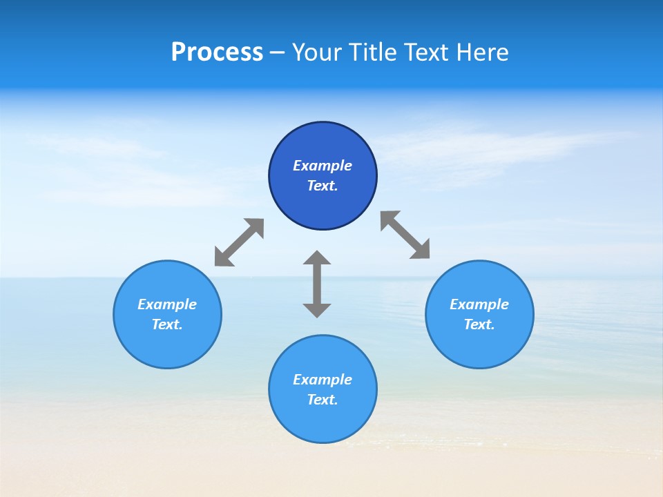 Sunshine Island Landscape PowerPoint Template