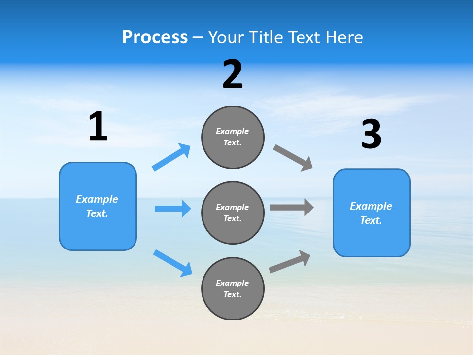 Sunshine Island Landscape PowerPoint Template