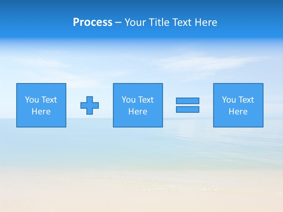 Sunshine Island Landscape PowerPoint Template