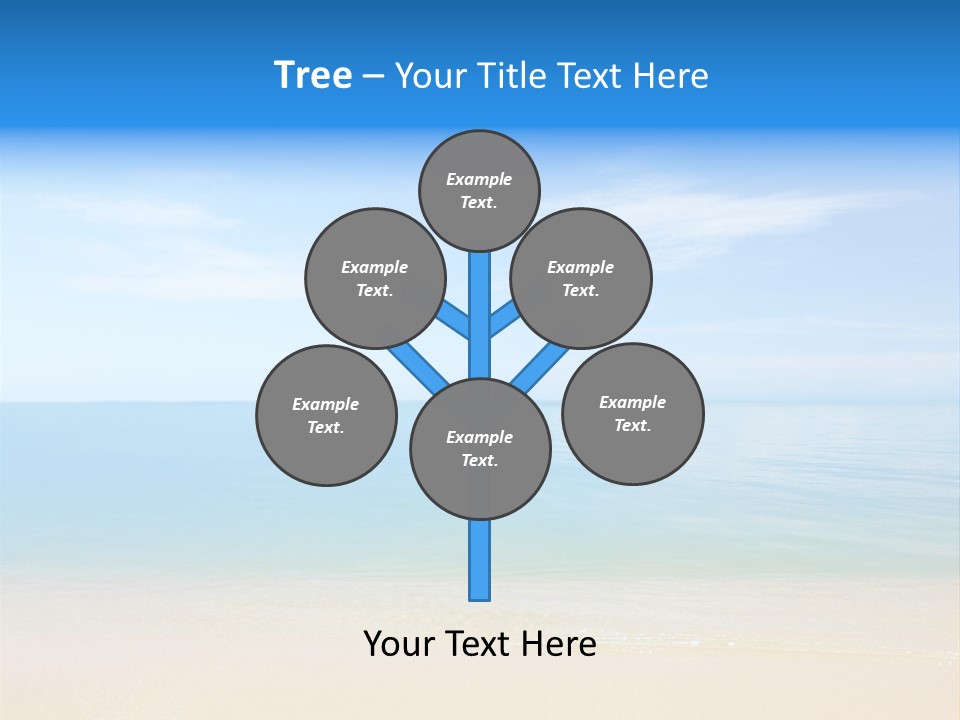 Sunshine Island Landscape PowerPoint Template