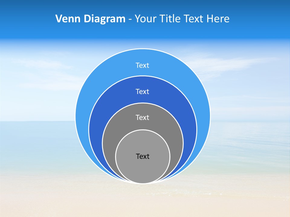 Sunshine Island Landscape PowerPoint Template