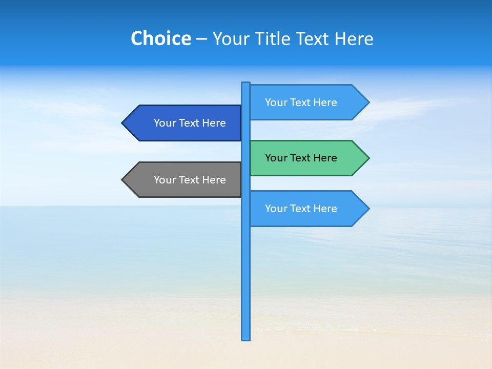 Sunshine Island Landscape PowerPoint Template