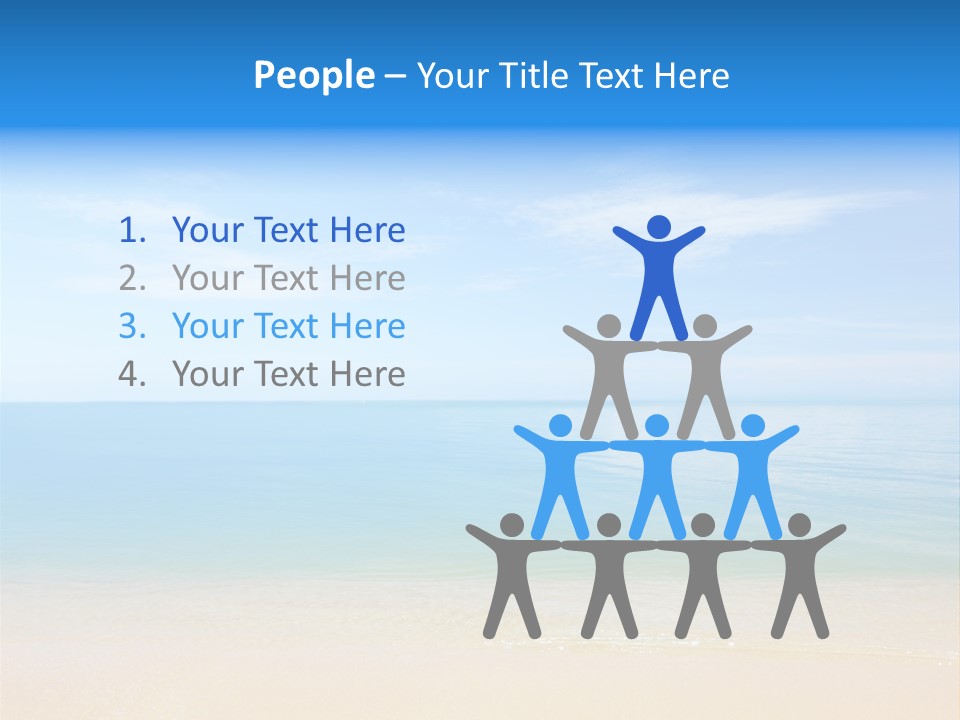 Sunshine Island Landscape PowerPoint Template