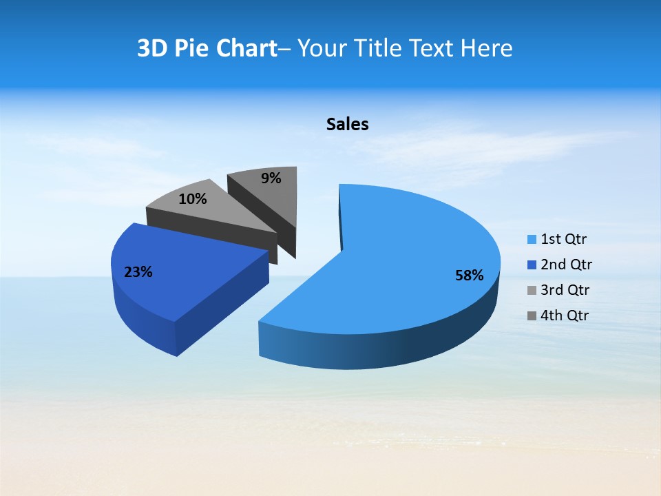Sunshine Island Landscape PowerPoint Template
