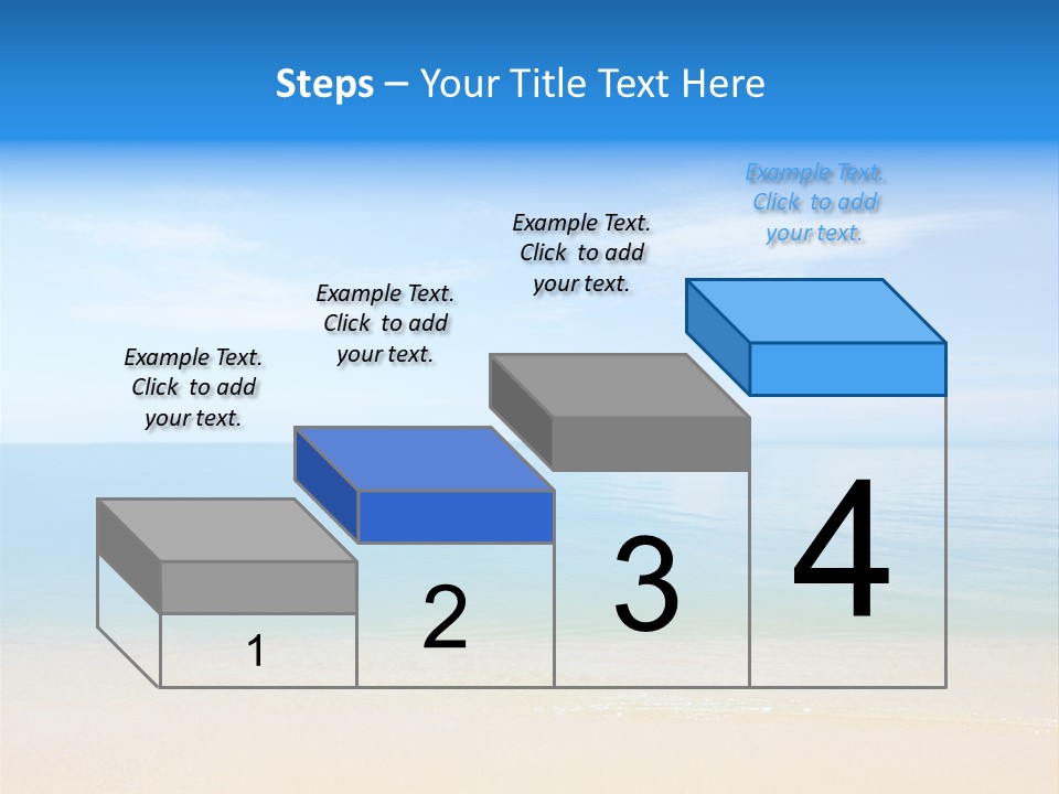Sunshine Island Landscape PowerPoint Template