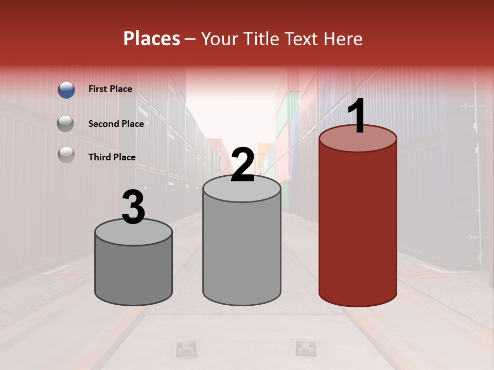 Business Cargo Carriage PowerPoint Template