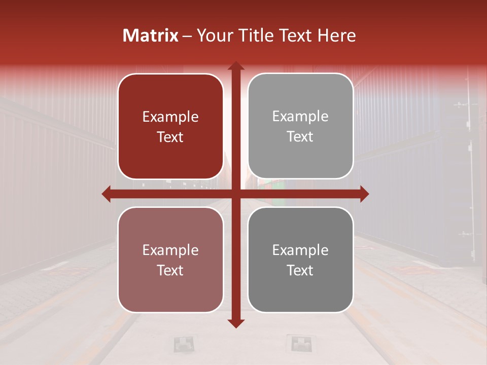 Business Cargo Carriage PowerPoint Template