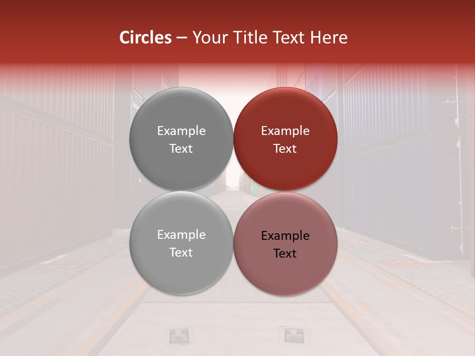 Business Cargo Carriage PowerPoint Template