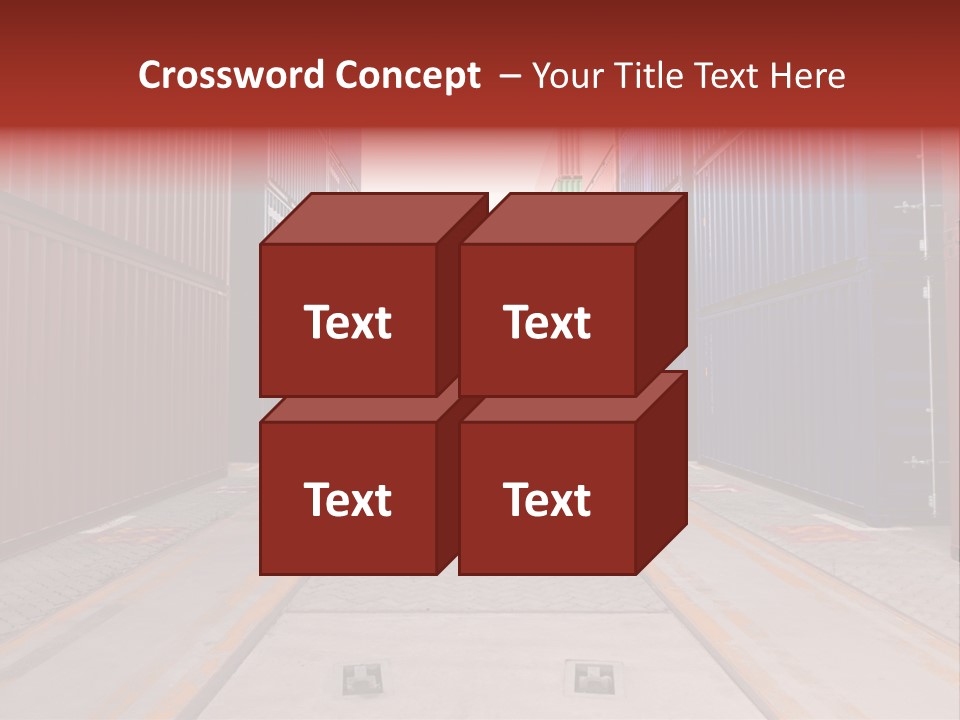 Business Cargo Carriage PowerPoint Template
