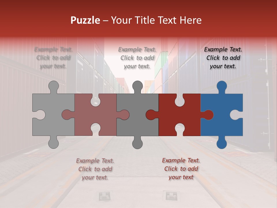 Business Cargo Carriage PowerPoint Template
