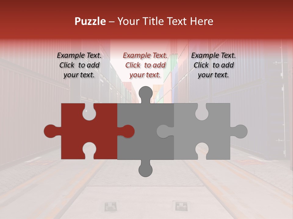 Business Cargo Carriage PowerPoint Template