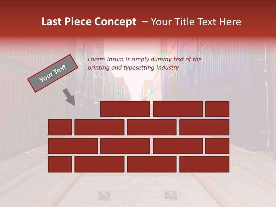 Business Cargo Carriage PowerPoint Template