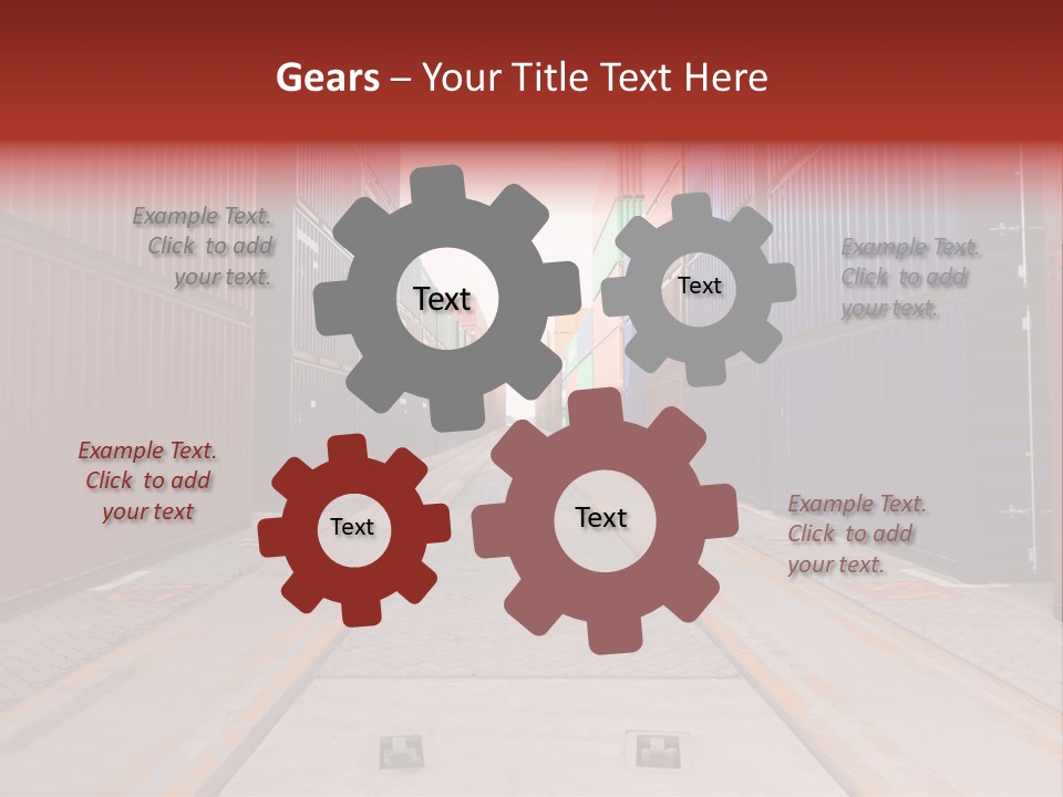 Business Cargo Carriage PowerPoint Template
