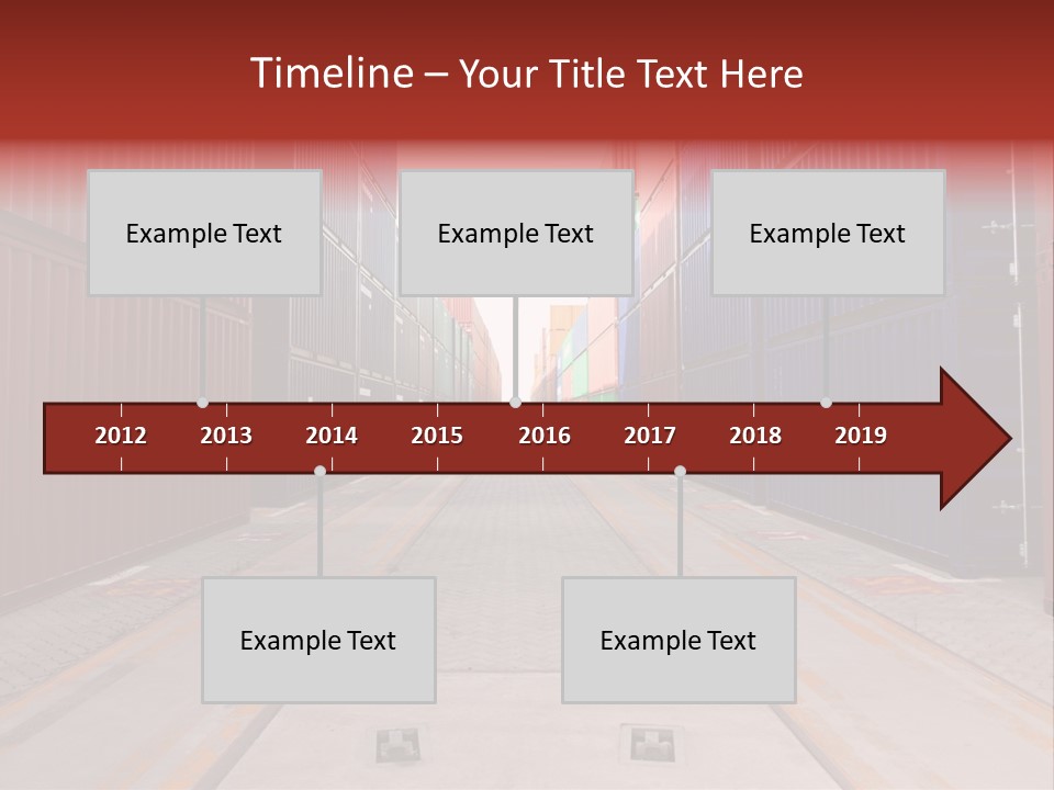 Business Cargo Carriage PowerPoint Template