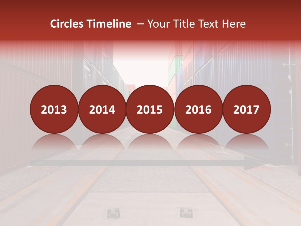 Business Cargo Carriage PowerPoint Template