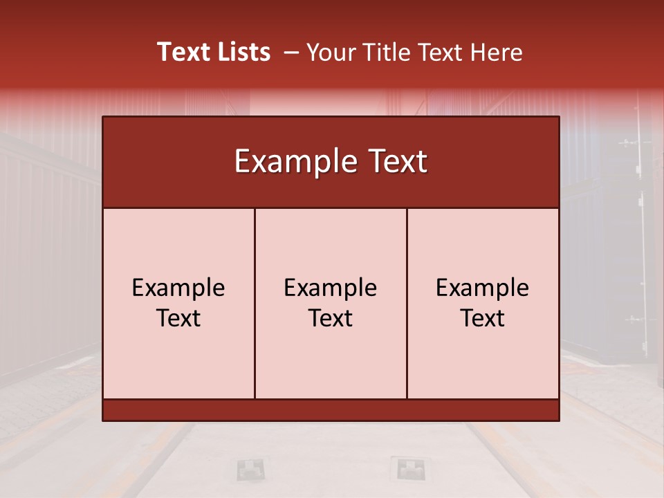Business Cargo Carriage PowerPoint Template