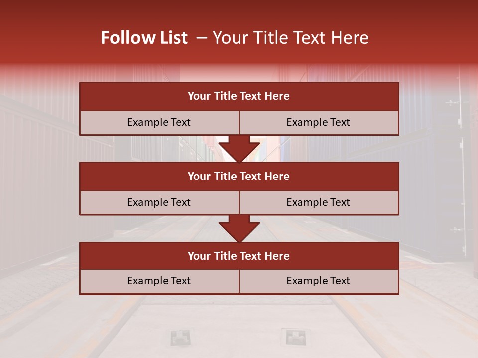 Business Cargo Carriage PowerPoint Template