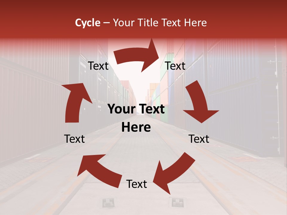 Business Cargo Carriage PowerPoint Template