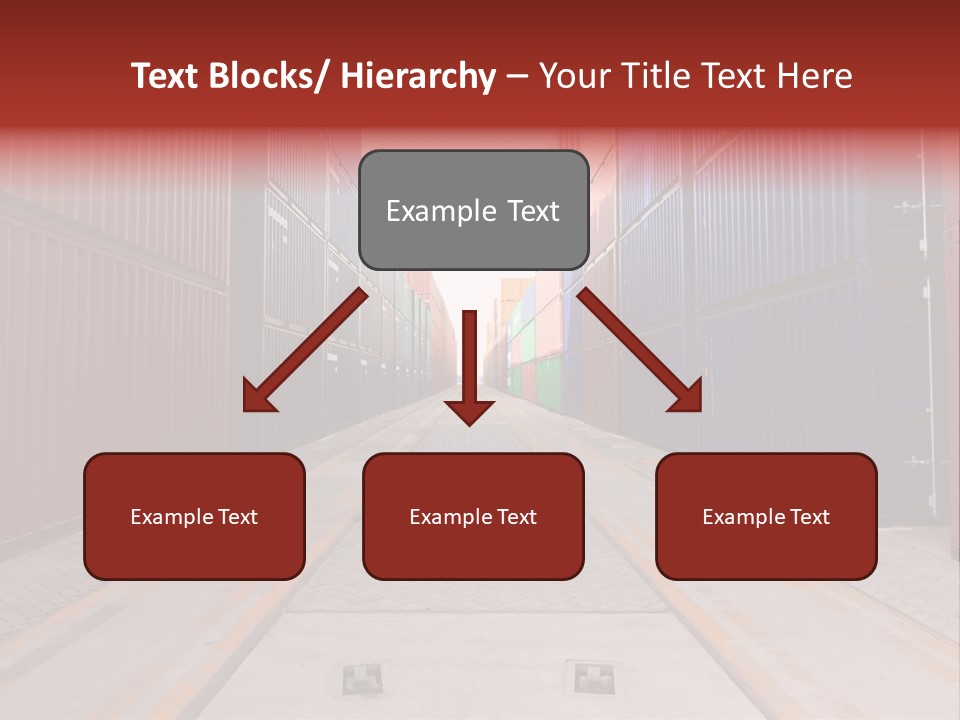 Business Cargo Carriage PowerPoint Template