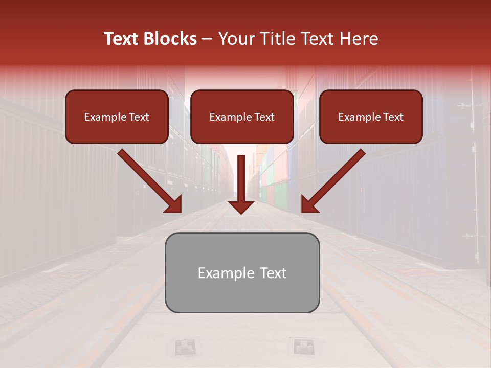 Business Cargo Carriage PowerPoint Template