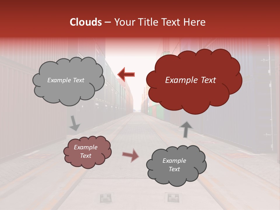 Business Cargo Carriage PowerPoint Template