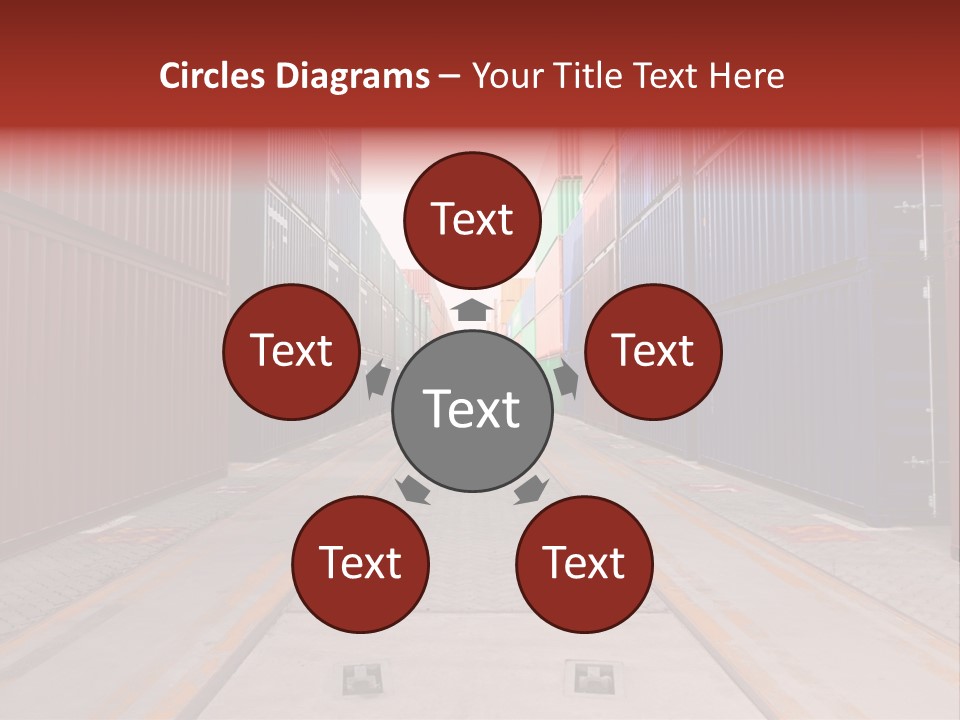 Business Cargo Carriage PowerPoint Template