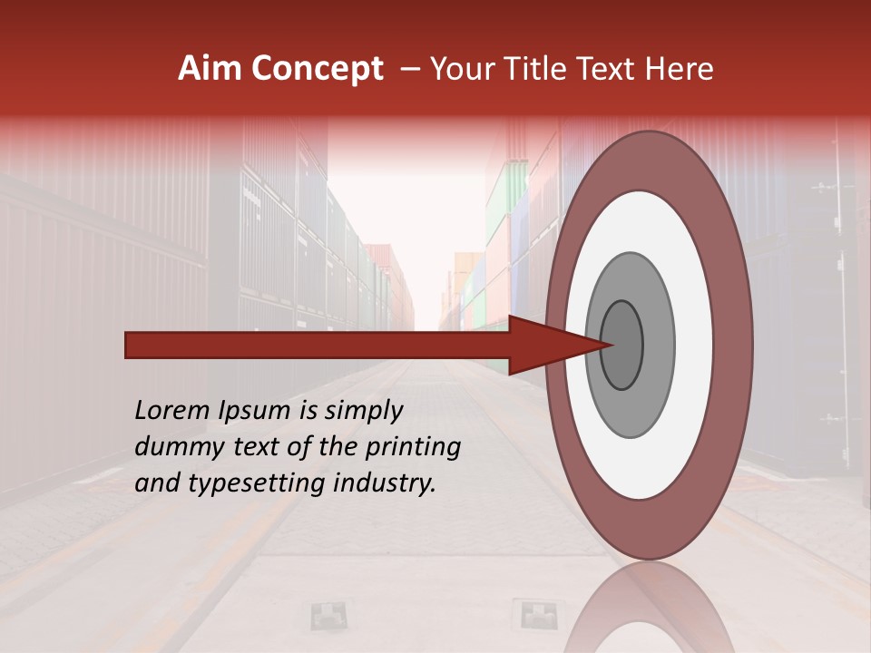 Business Cargo Carriage PowerPoint Template