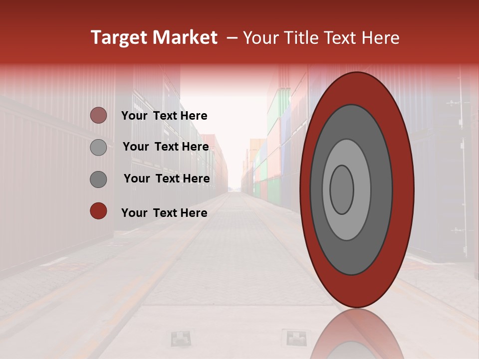 Business Cargo Carriage PowerPoint Template