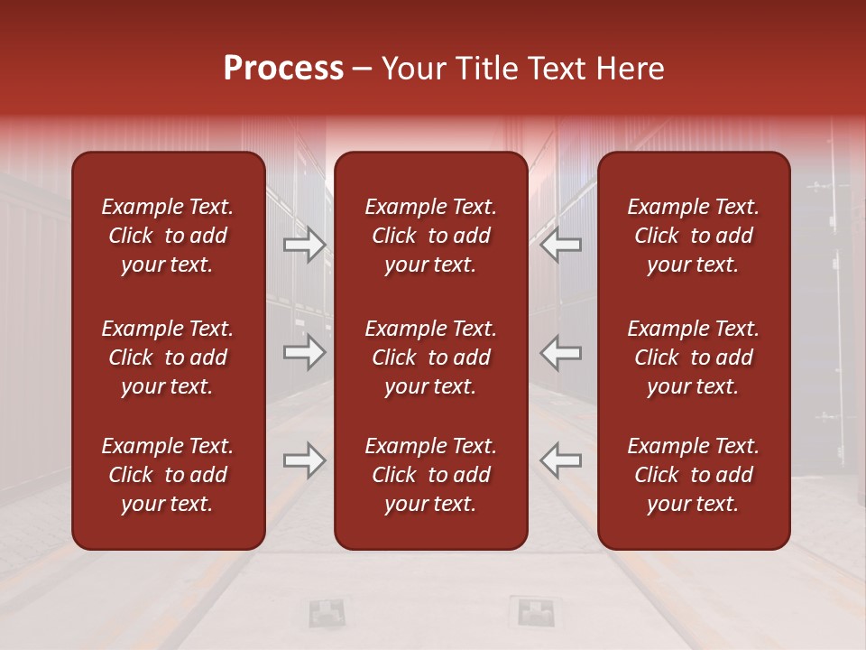 Business Cargo Carriage PowerPoint Template