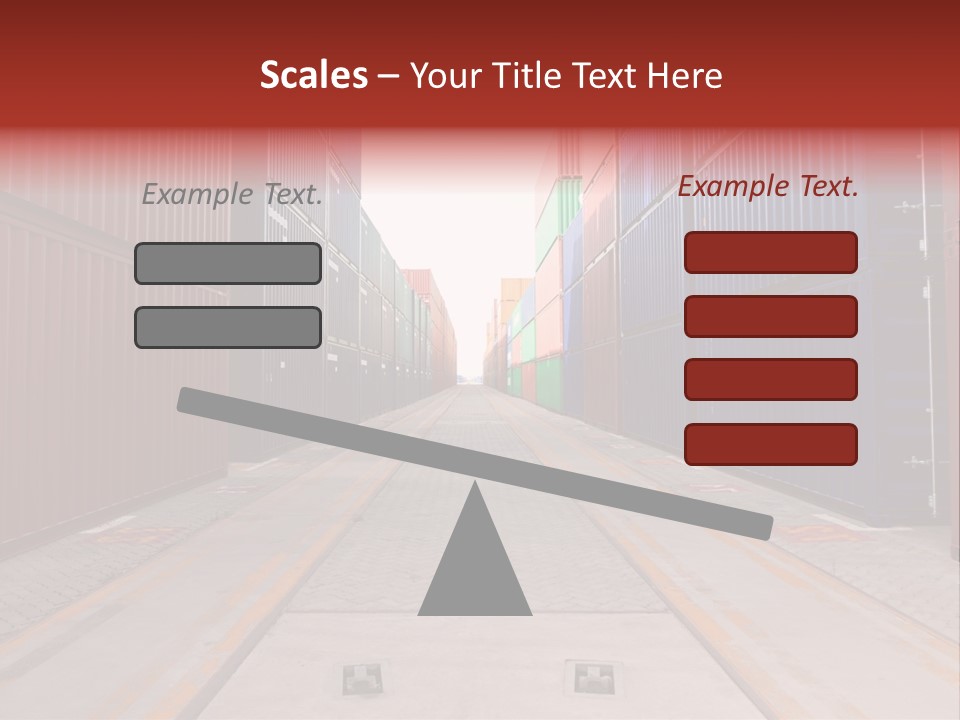 Business Cargo Carriage PowerPoint Template
