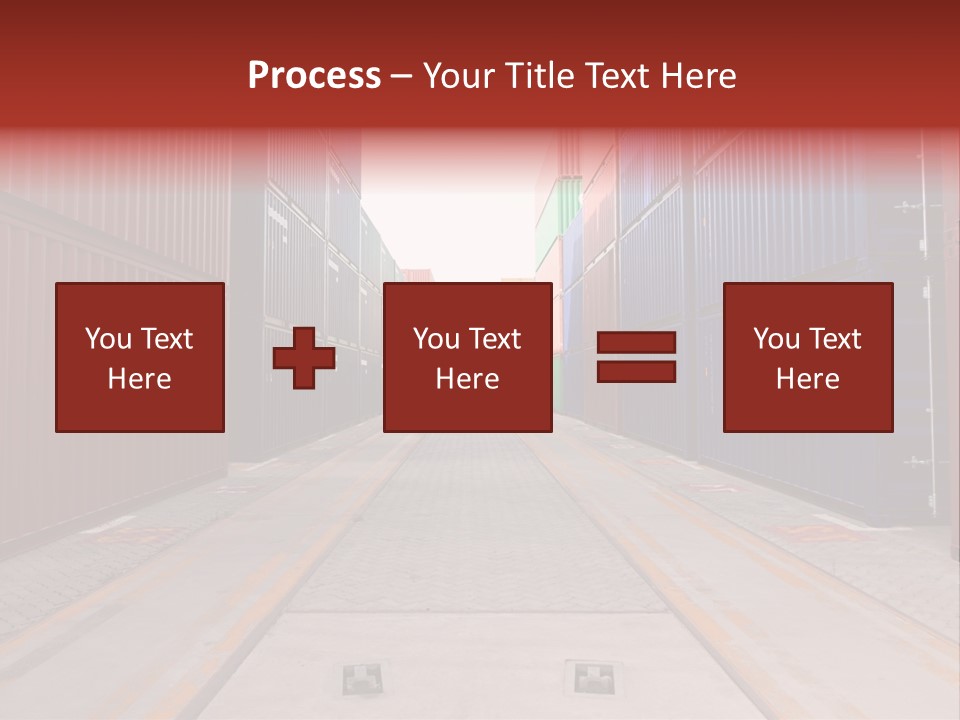 Business Cargo Carriage PowerPoint Template