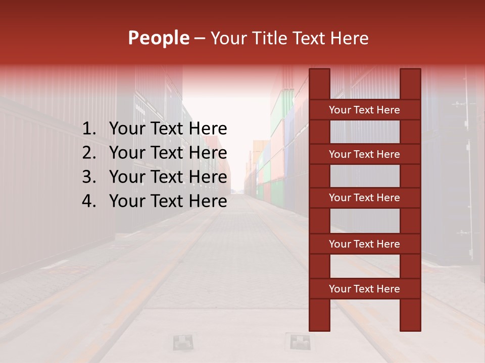 Business Cargo Carriage PowerPoint Template