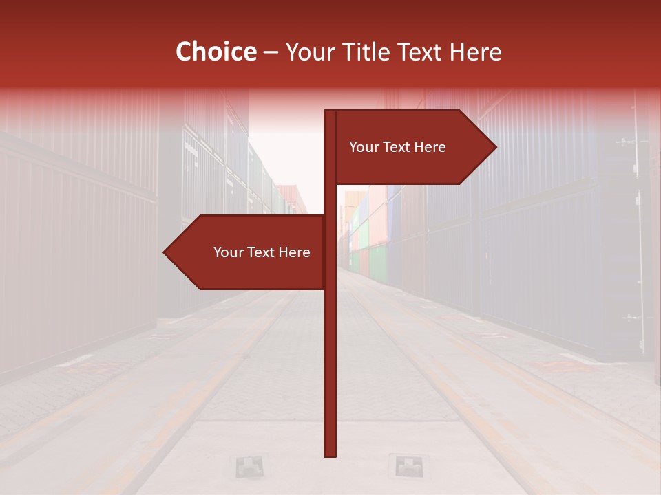 Business Cargo Carriage PowerPoint Template