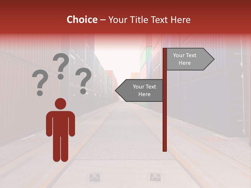 Business Cargo Carriage PowerPoint Template