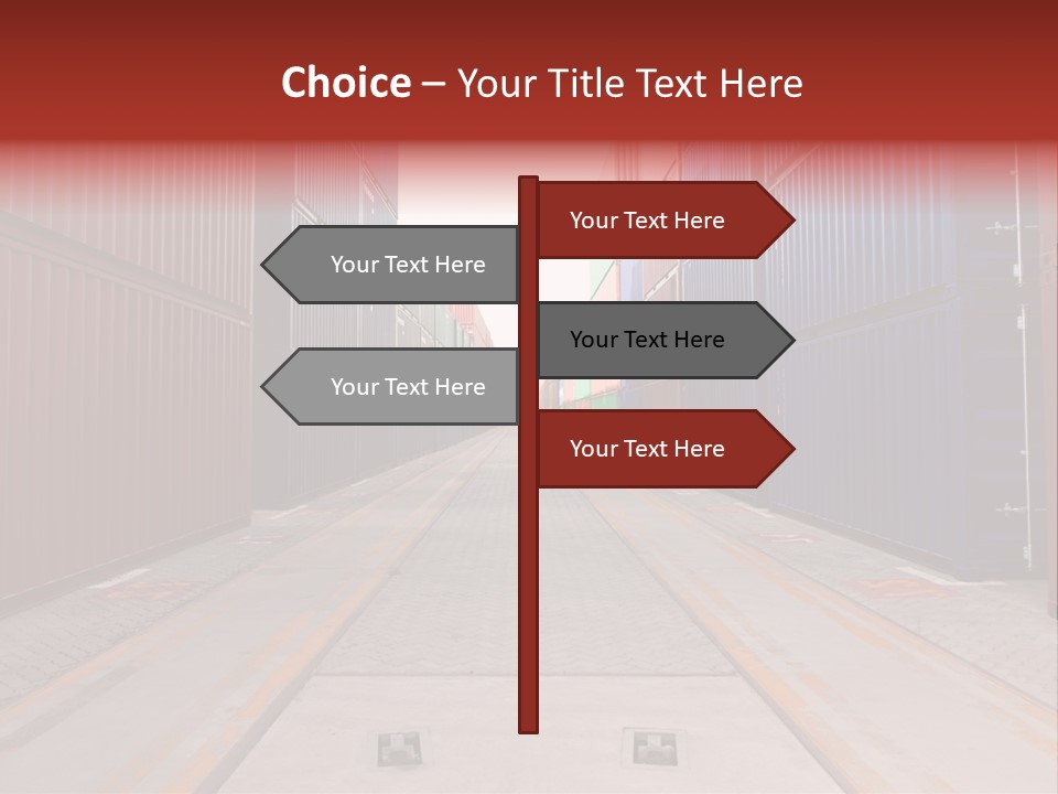 Business Cargo Carriage PowerPoint Template