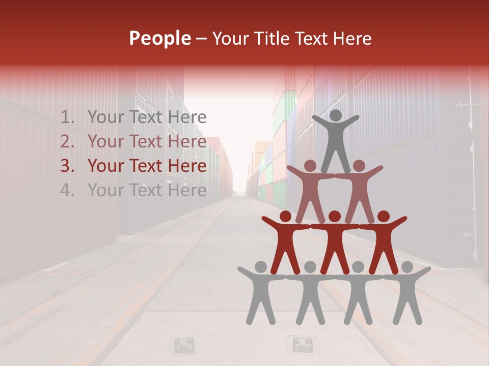 Business Cargo Carriage PowerPoint Template