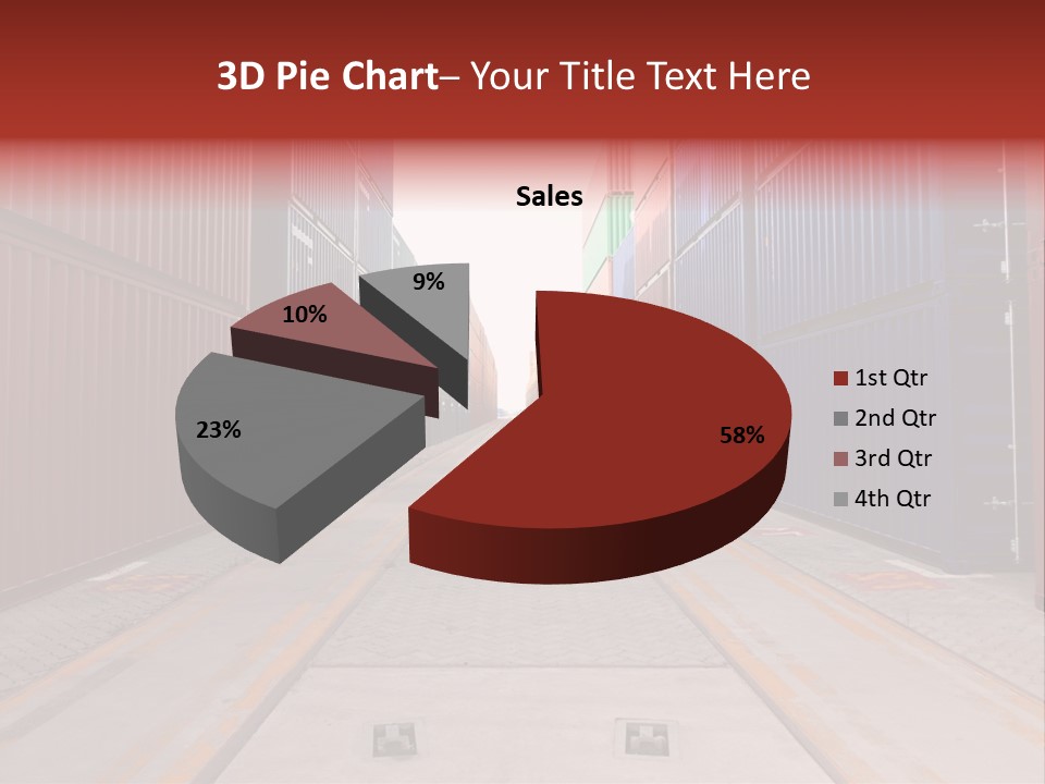 Business Cargo Carriage PowerPoint Template